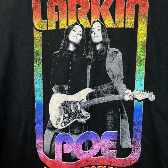 Larkin Poe Blood Harmony Tour T-Shirt Medium - Picture 2 of 4